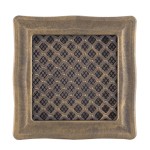 Kratka kominkowa DECO 16x16cm złota patyna