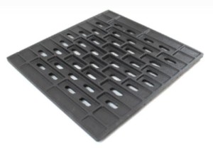 Ruszt żeliwny (324×305 mm) do KAWMET W17 (12,3 kW) ECO