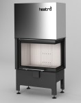 Wkład kominkowy narożny prawy gilotyna HEATRO 55PH