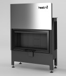 Wkład kominkowy prosty gilotyna HEATRO 81H BLACK