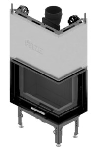 Wkład kominkowy KOMINEK HST54x39.RG BLACK HITZE